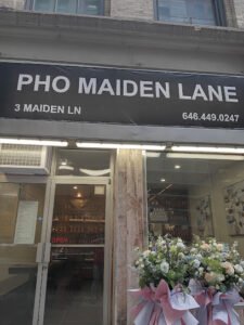 Pho Maiden Lane