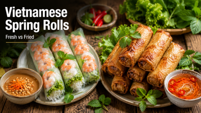 Vietnamese Spring Rolls: Fresh vs Fried (Goi Cuon & Cha Gio)