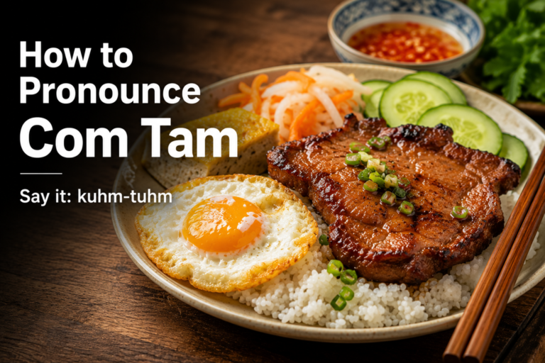 How to Pronounce “Com Tam”