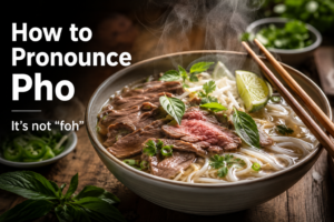 How to Pronounce “Pho” (The Right Way)