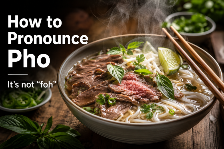 How to Pronounce “Pho” (The Right Way)